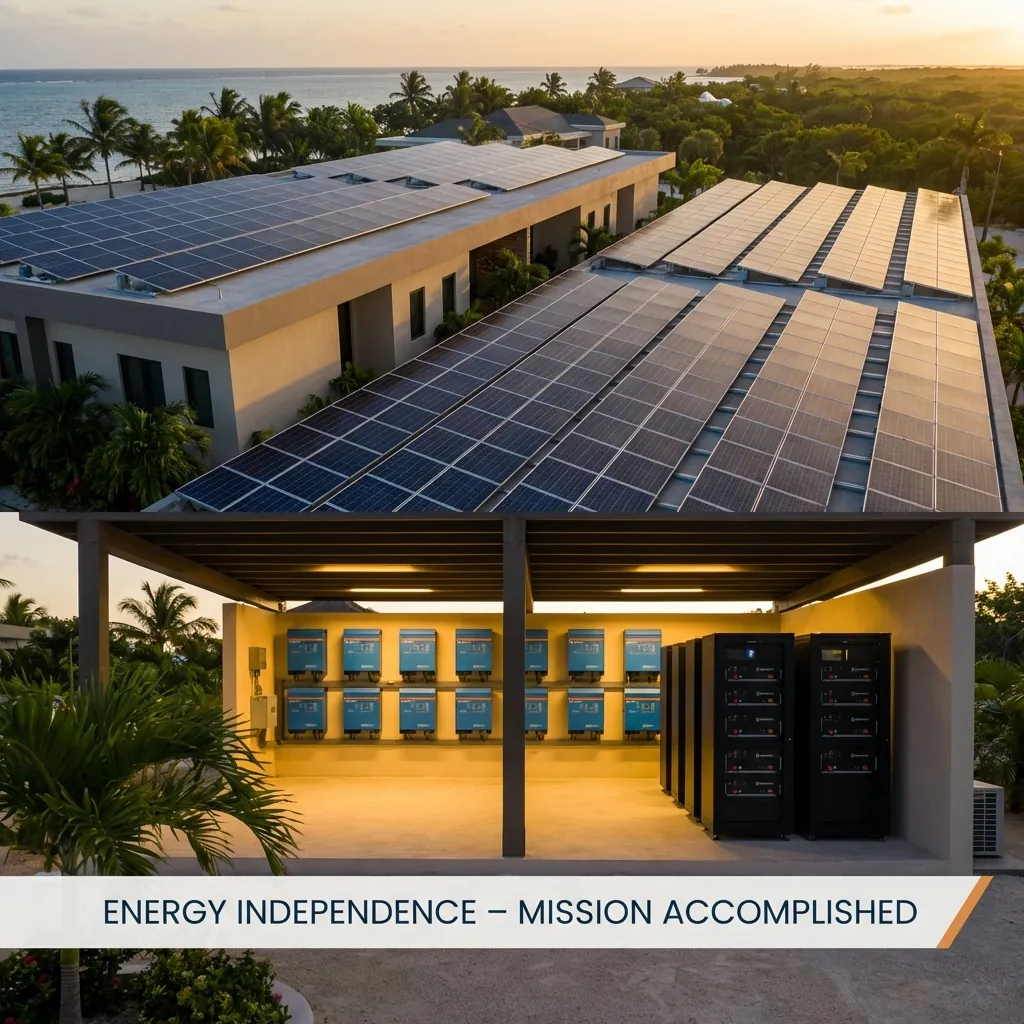 Titanium Energy Solar Installation with Victron and Pylontech